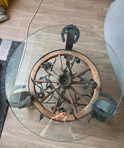 Runder couchtisch 1980er mit - couchtisch,
