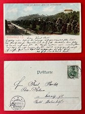 AK WOLKENBURG in Sachsen 1903 Schloss und Bahnhof   ( 158964