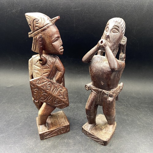 Azteken krieger vintage holz - krieger,