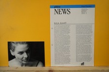 INGA RUMPF (FRUMPY/ATLANTIS)++Pläne Label+PROMOTION SHEETS+PHOTO+"II=I"+1985++++