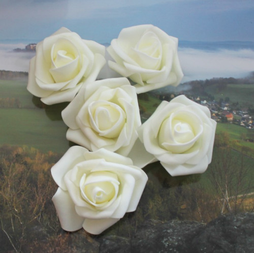 Schaumrosen 2 8cm - 6-25, 2-8cm