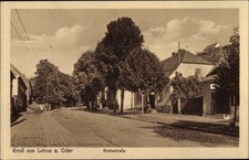 Ak Lebus an der Oder, Breitestraße - 3813870