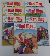 Karl May 1 - 7 Komplett Comic Unipart 1975 - 1976