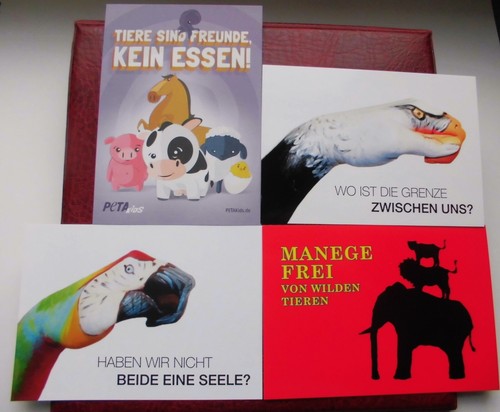 Postkarten set tierschutz - postkarten-set:, tierschutz,