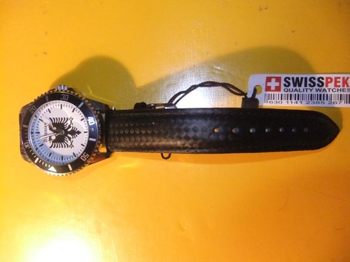Armbanduhr mit schwarzem
