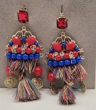 Boho Statement Tassel Earrings