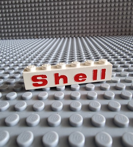 Lego shell baustein 1x6 - shell,