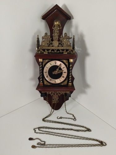 Vintage dutch zaanse wanduhr - zaanse,