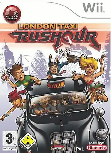 London taxi rush hour - rush,