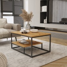 Couchtisch mit Ablage 90 cm