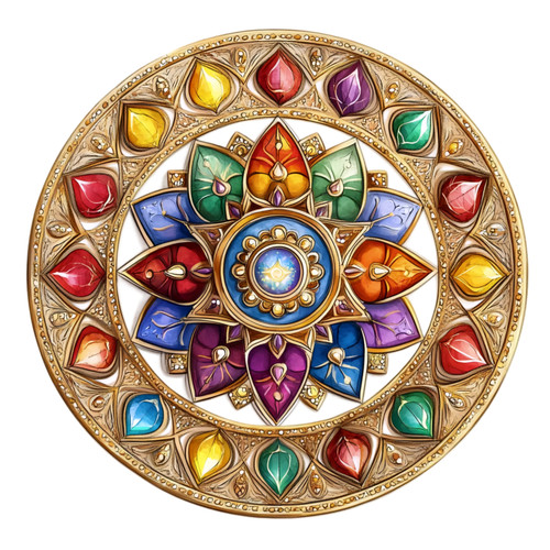 Mandala blume floral - mandala, botanik