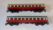 2x Rekowagen rot/beige   Spur