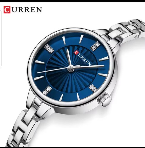 Damenuhren silber blau - damenuhren,