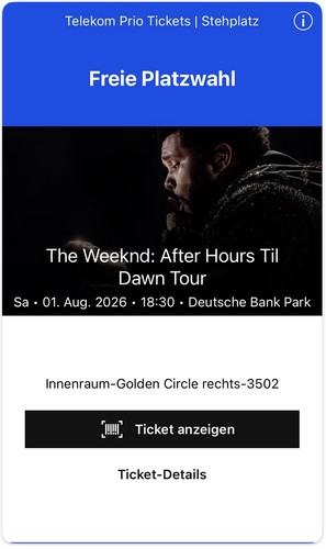 The weeknd frankfurt - the,