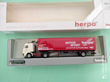 Herpa 1:87 HO Lkw Scania   Renntransporter Sattelzug  Motor Sport