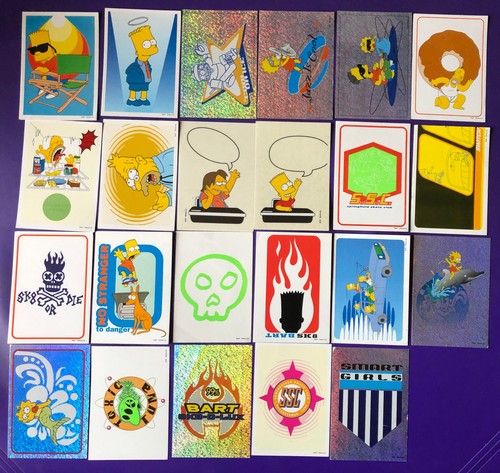 The simpsons panini 1999 - the, lot