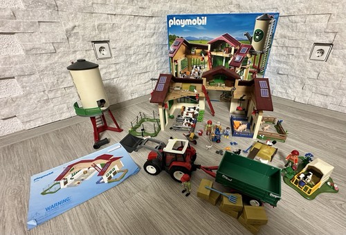 Playmobil bauernhof mit - playmobil, silo