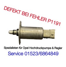 12 Monate Gewährleistung  P1191 - Original Opel Druckregler Z22YH 2.2 Direct