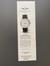 Breitling Chronomat Sonderauflage 1984 - 1994 Vintage Watch Ad Werbung Reklame