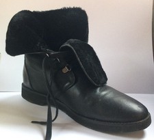 Luxus Lammfell Stiefelette