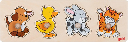 Goki steckpuzzle hund - |,