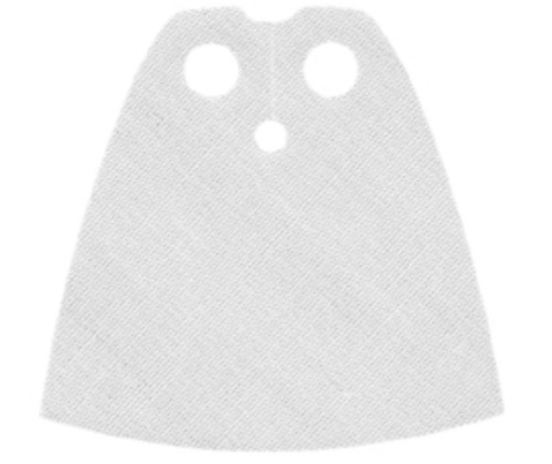 Lego white cape traditional - cape,