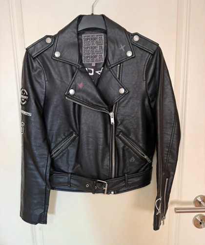 Superdry damen bikerjacke aus - damen,