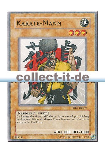 Yugioh db1 de049 - yugioh, karate-mann