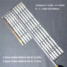 10*LED-Streifen für Samsung TV UE40H5000 UE40H6500 UE40H5500 UE40H6200 UE40H5100
