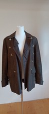 Military Jacke,  Leder Walter, braun, Gr. 36 