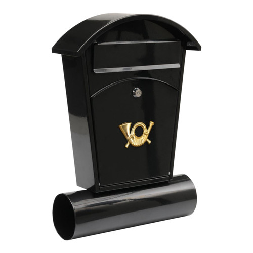 Briefkasten schwarz - briefkasten,