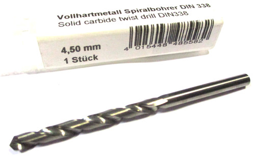 Promat vhm bohrer lang - lang, Ø4,5