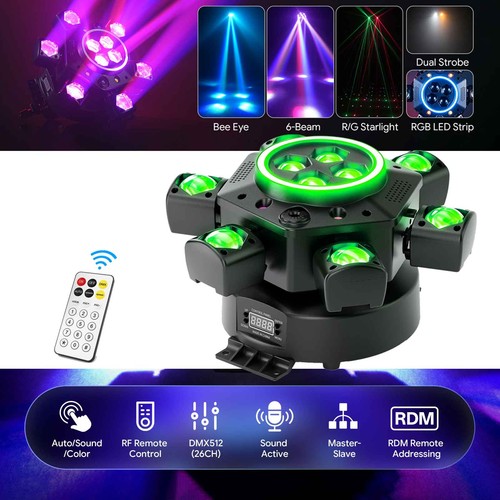 Strobe laser moving head rgbw - head,