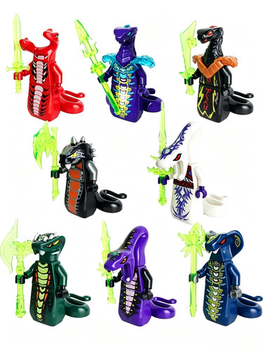 Ninjago schlangen figuren - 8×,