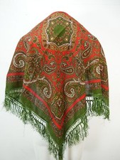 Elegantes Fransentuch Bunt