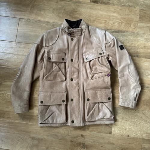 Belstaff leder panther jacke - belstaff,