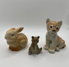 Porzellan Wildtiere Figuren