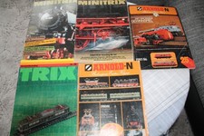 Modellbahnkataloge Minitrix, Arnold, Jahrgang 78/79;80/81;83/84;85/86