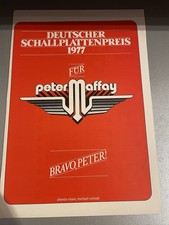 Peter Maffay seltene Werbeanzeige / Zeitschrift „Der Musikmarkt“ (1977)