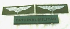 2x Fliegerschwinge w/o AUFNÄHER PATCH Uniform Fliegerkombi für Luftwaffe u. Heer