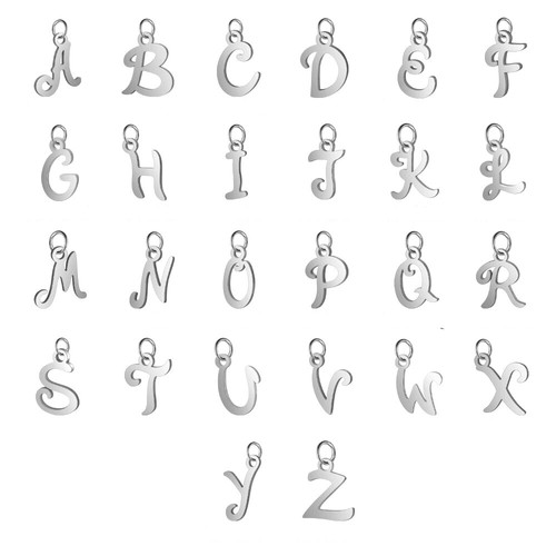 Kettenanhänger buchstabe mit - kettenanhänger,
