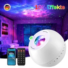 Sternenhimmel Projektor Kinder Einschlafmusik Bluetooth Nachtlicht Timer GESCHEN