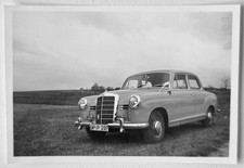 Tolles, altes Oldtimer Foto: Mercedes-Benz W120/W121 “Ponton” - Original um 1960