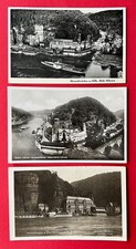 3 x AK HERRNSKRETSCHEN in Böhmen 1928 Ortsansichten mit Elbedampfer   ( 162398
