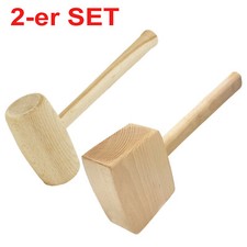 2x Klüpfel Holzhammer