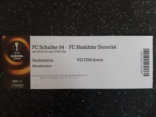 Ticket  Schalke 04 - Shakhtar