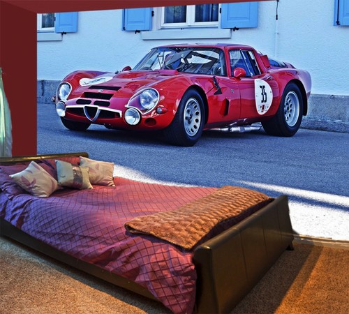 Alfa romeo o04 auto tapete - 3d,