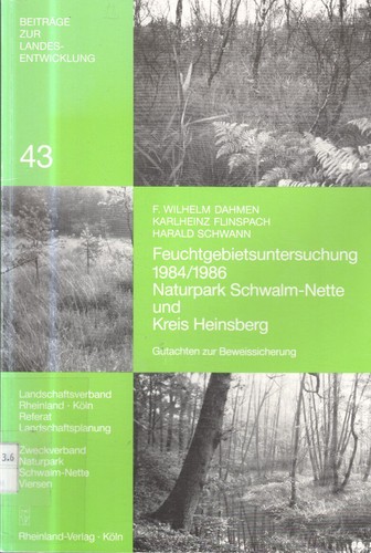 Feuchtgebietsuntersuchung