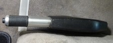 VW BUS T3 Griff Handbremse ALUMINIUM / LEDER Bulli nach 85´ -RARITÄT-