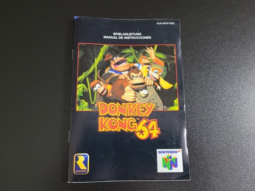 Donkey kong anleitung n64 - anleitung,